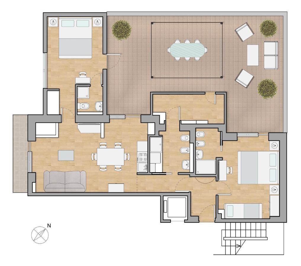 Vatican Luxury Apartment With Terrace - 7 People Roma Dış mekan fotoğraf